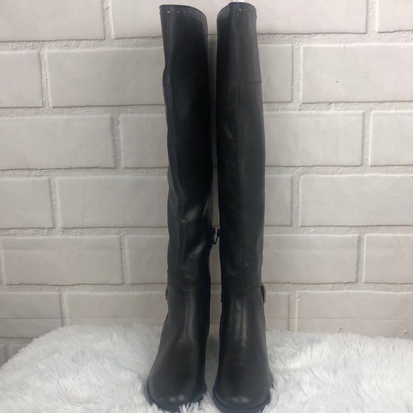 Gibson&Latimer Leather Over-the-Knee Riding Boots - Picture 3 of 13